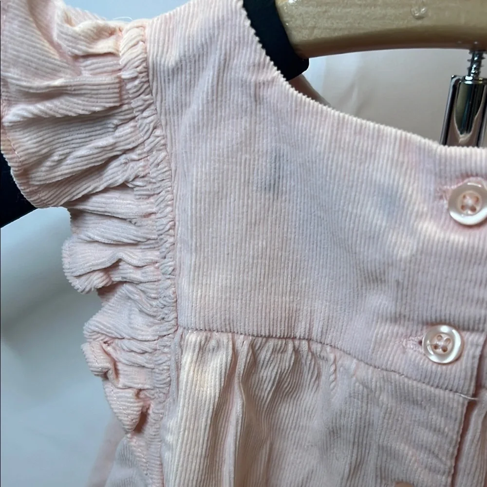 GAP Pink Smocked Sundress with Flutter Sleeves